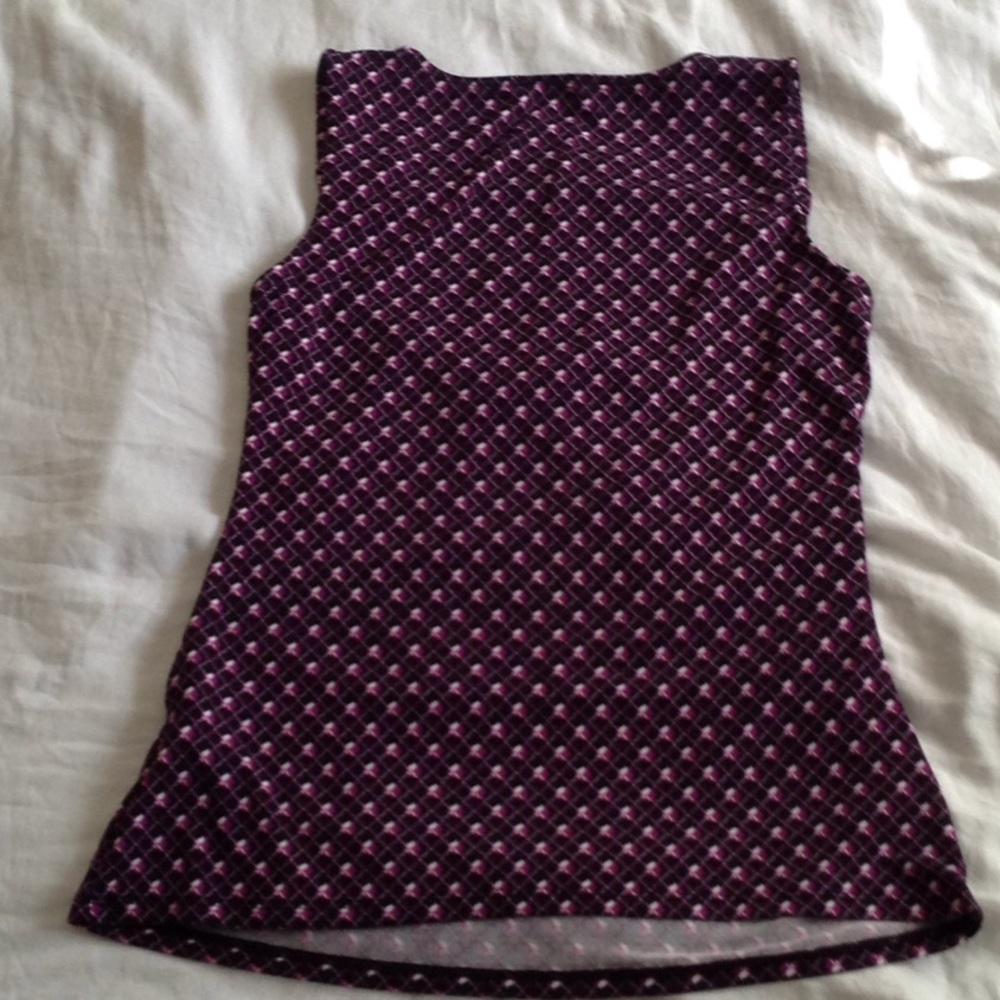 WHBM PURPLE TOP - Picture 2 of 6